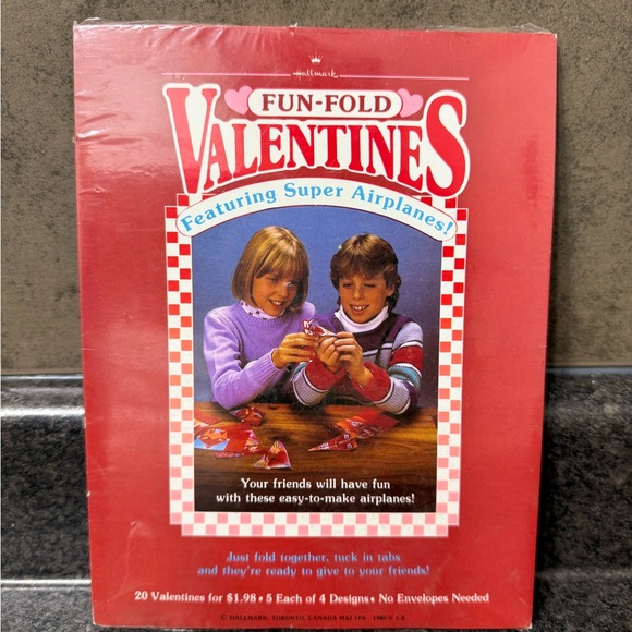 Hallmark Other - Vintage Hallmark Fun Fold Valentines Set NEW SEALED NIB